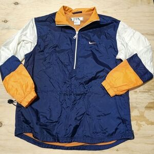 Nike Blue and Orange Windbreaker Jacket